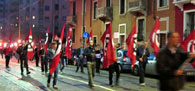 Corteo fascista per Ramelli a Milano 2012