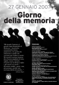 Il giorno della memoria 2007 a Bergamo