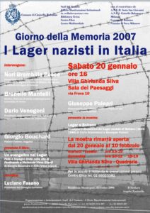 Cinisello, Convegno sui Lager nazisti in Italia