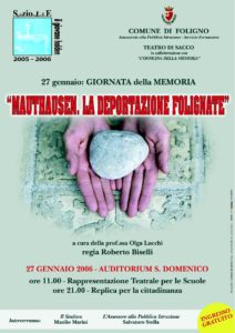 Il giorno della memoria 2006 a Foligno