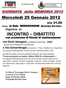 Giorno della Memoria 2012 a Nerviano