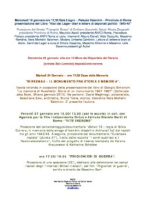 Il giorno della Memoria 2012 dell'ANED di Roma