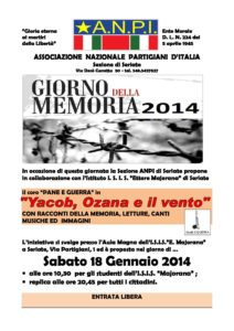 Il Giorno della memoria 2014 a Seriate
