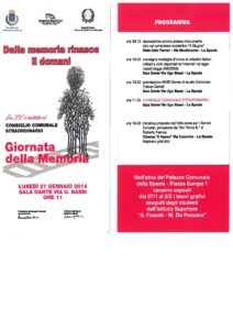 Il Giorno della Memoria 2014 a La Spezia
