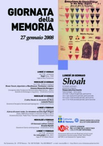 Il giorno della memoria 2008 a Verona