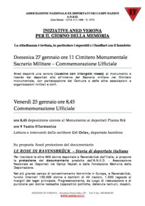 Il Giorno della memoria 2013 a Verona