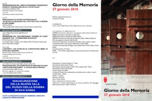 Il Giorno della Memoria 2016 a Trieste